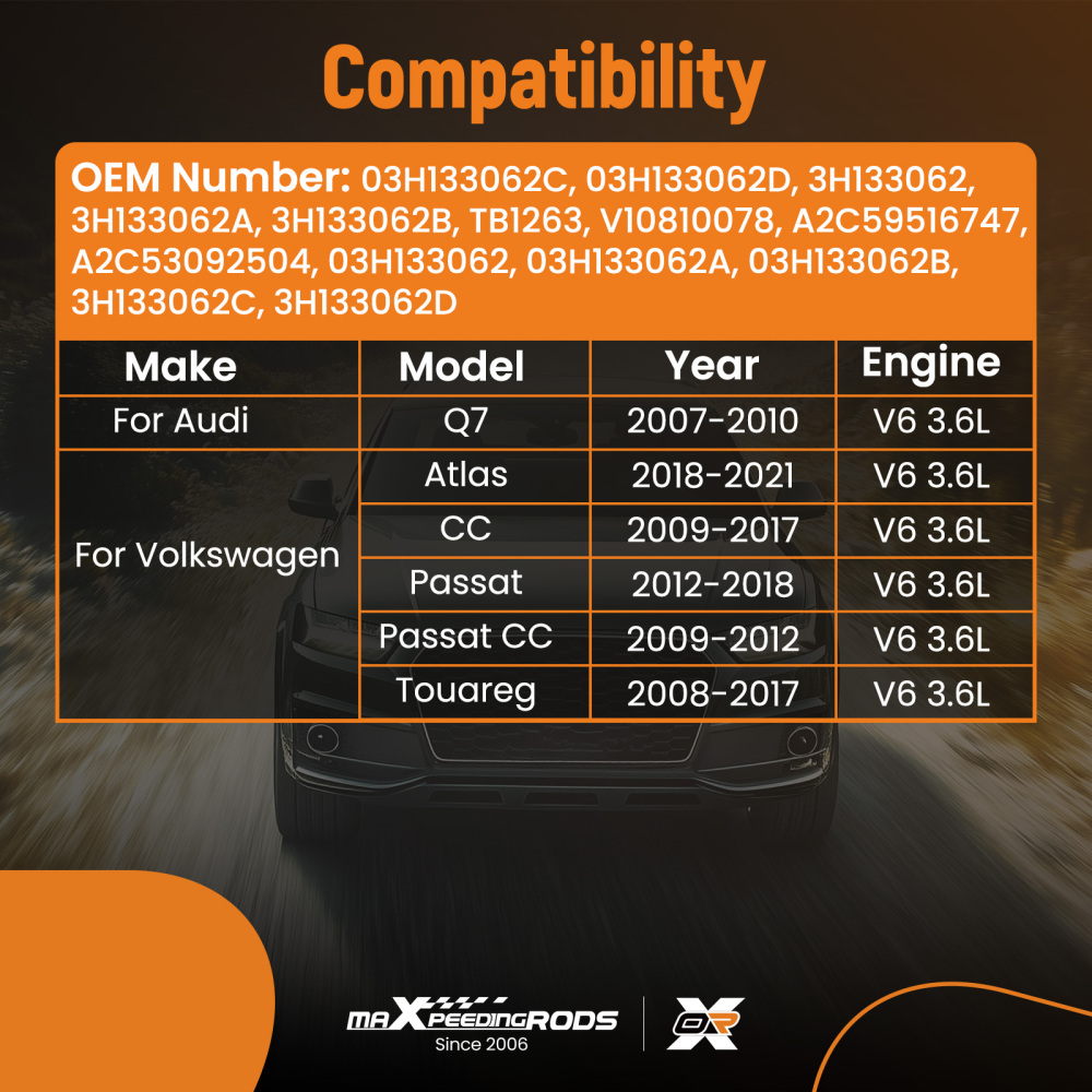 Throttle Body compatible for Audi Q7 compatible for Volkswagen Atlas Passat Touareg CC 3.6L 03H133062