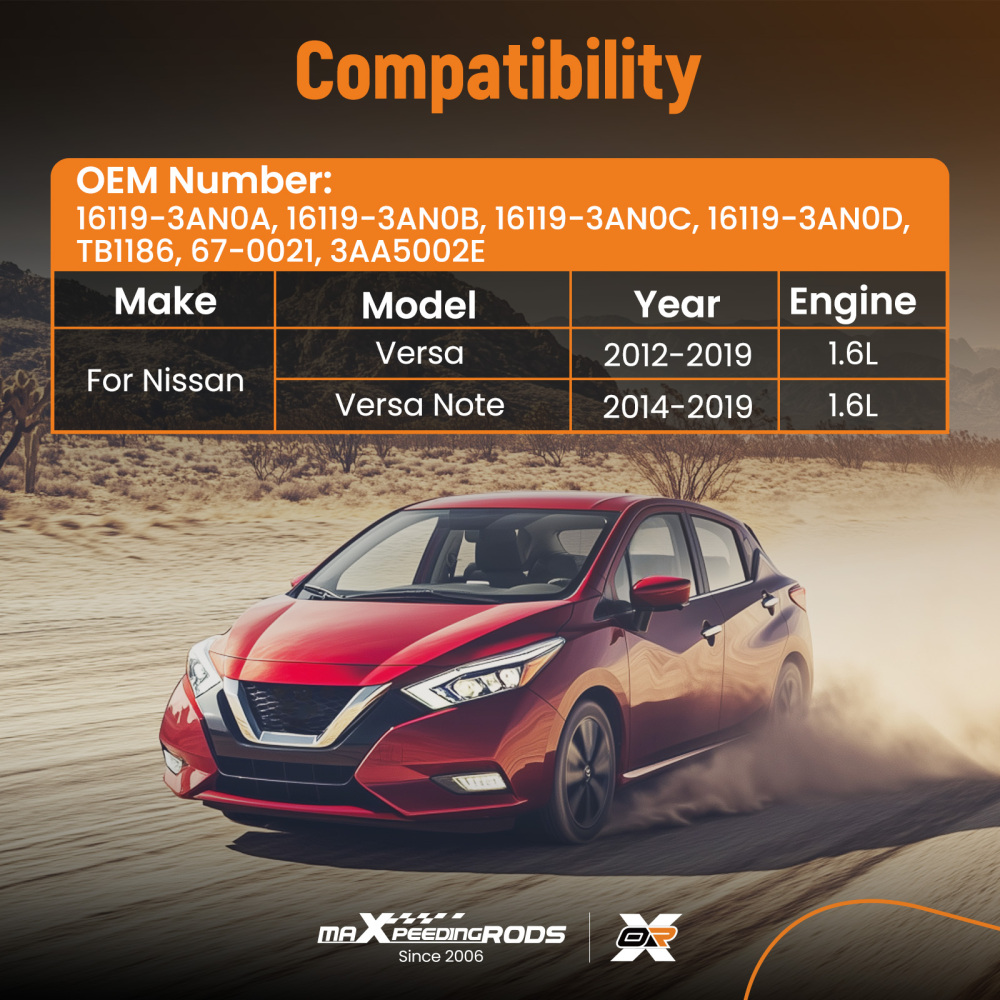 Throttle Body compatible for Nissan Versa 1.6L 2012-2019 Versa Note 2014-2019 16119-3AN0A