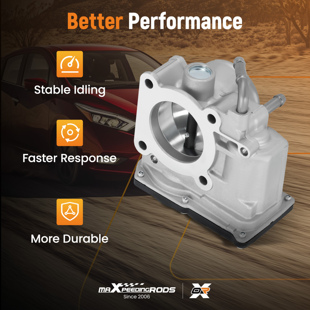 Throttle Body compatible for Nissan Versa 1.6L 2012-2019 Versa Note 2014-2019 16119-3AN0A