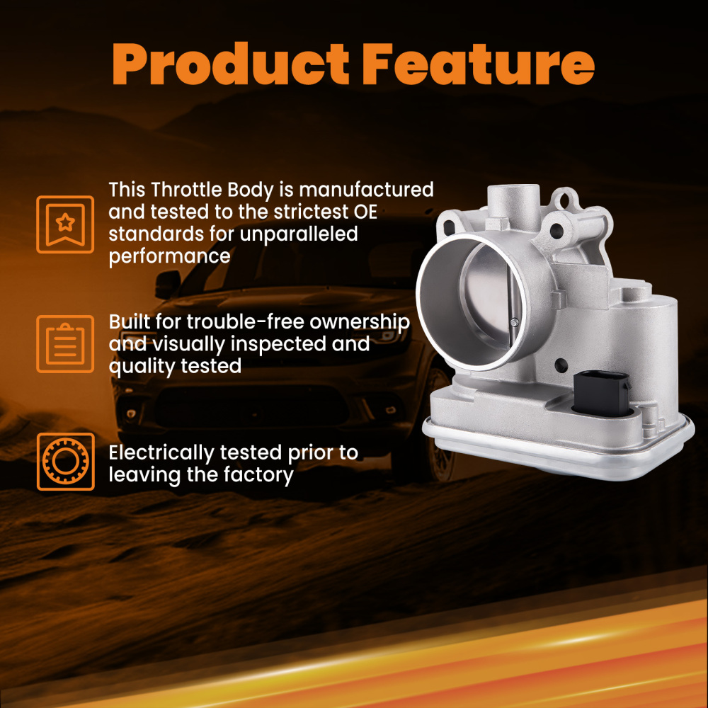 For 04891735AC compatible for Jeep Compass Patriot Caliber compatible for Patriot 1.8L 2.0L Throttle Body