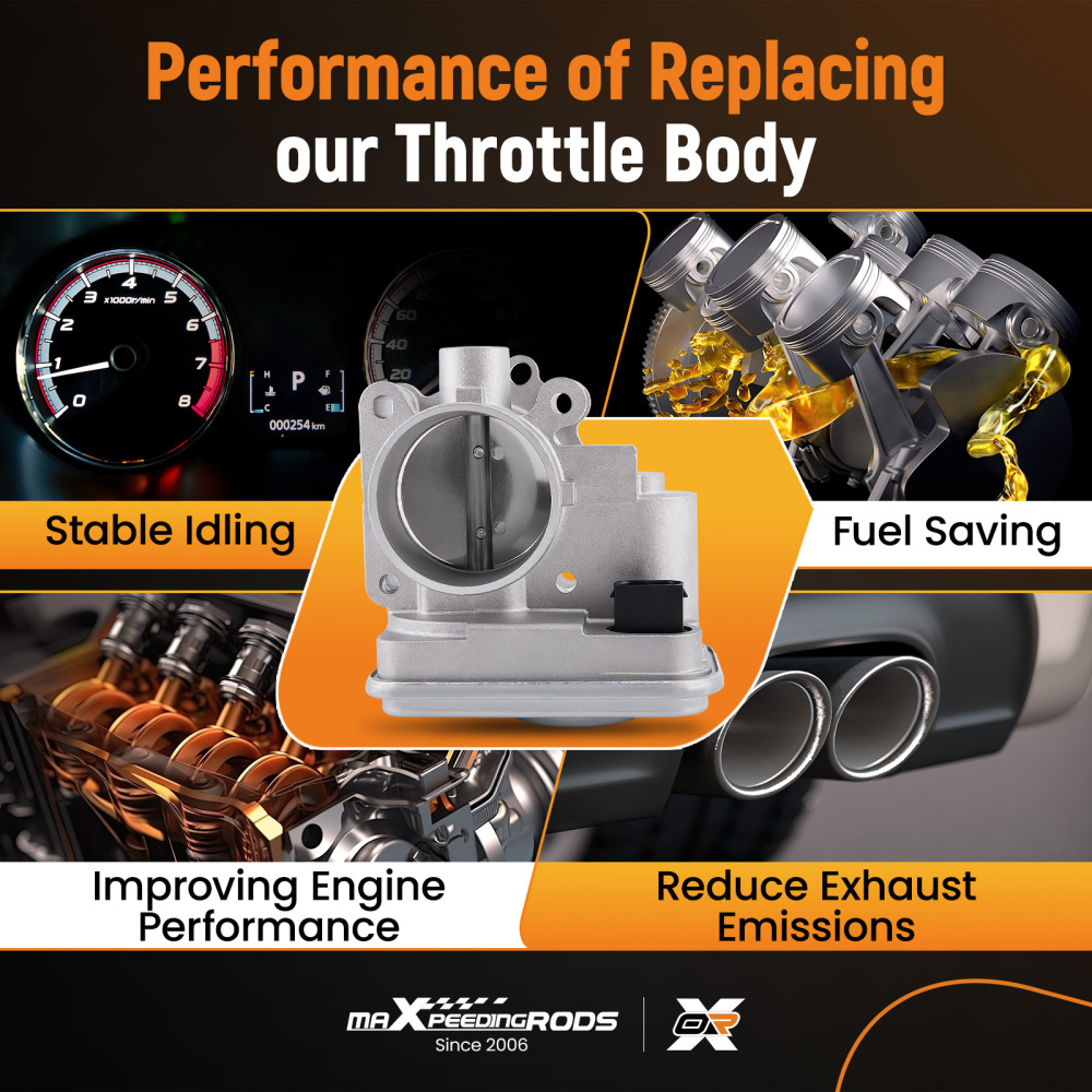 For 04891735AC compatible for Jeep Compass Patriot Caliber compatible for Patriot 1.8L 2.0L Throttle Body