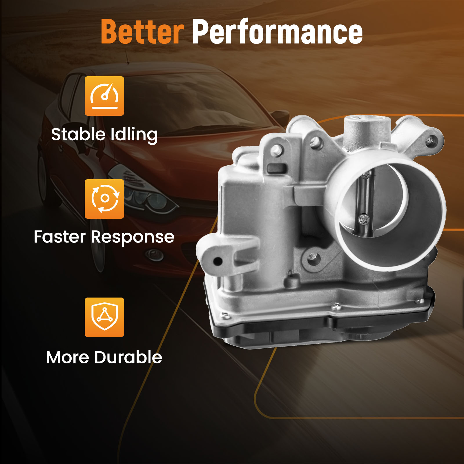 Throttle Body compatible for Renault Clio Twingo compatible for