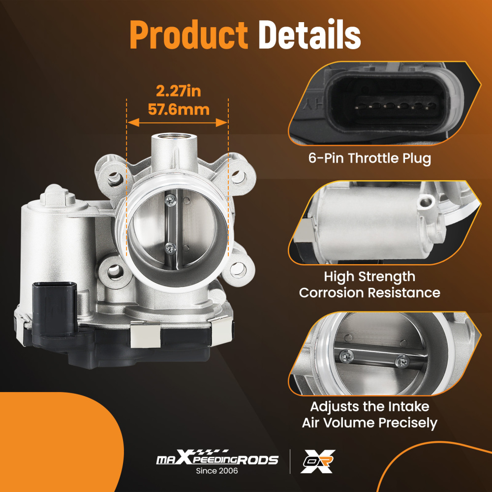 Throttle Body compatible for GMC Terrain 1.5L 2018-2021 compatible for Chevrolet Equinox Malibu Cruze Trax