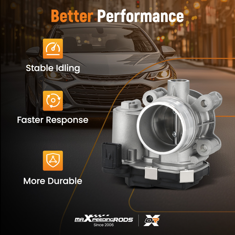 Throttle Body compatible for GMC Terrain 1.5L 2018-2021 compatible for Chevrolet Equinox Malibu Cruze Trax