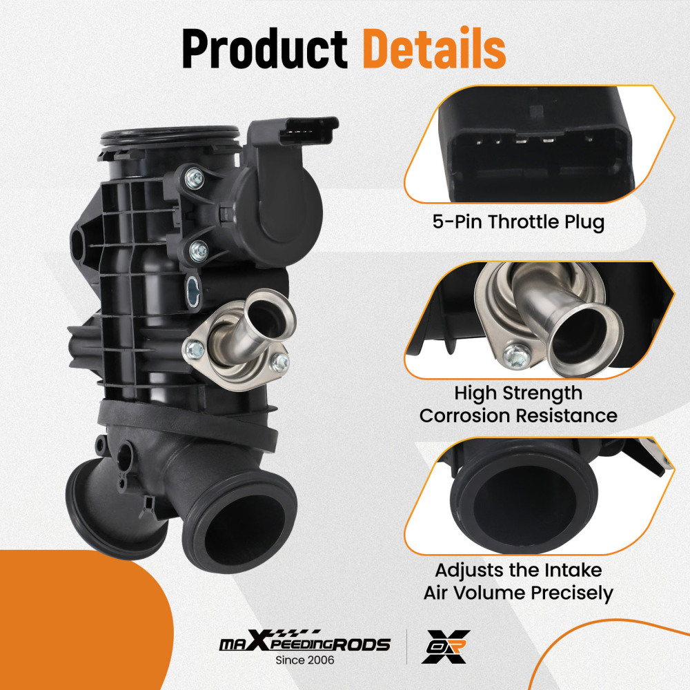 Throttle Body compatible for Land Rover Range Rover Sport Discovery compatible for Jaguar XF 3.0L LR181136