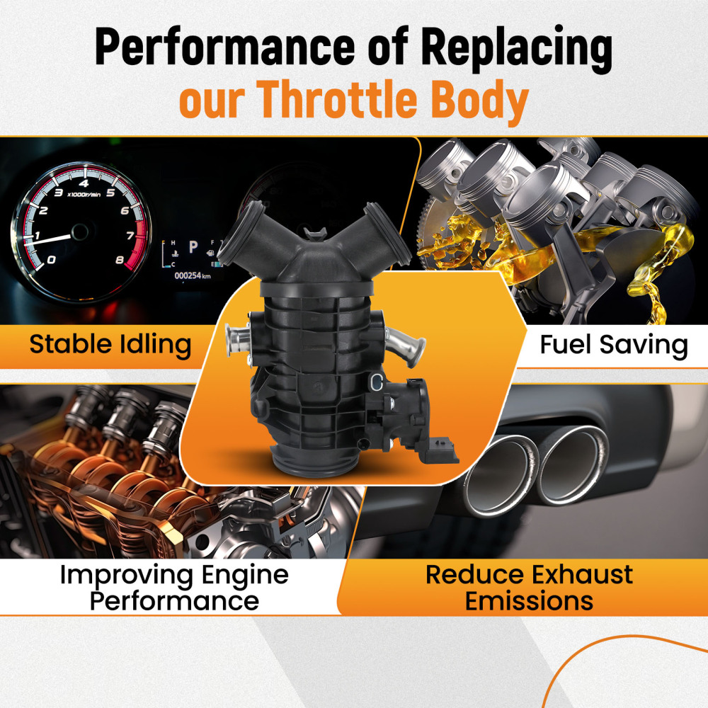 Throttle Body compatible for Land Rover Range Rover Sport Discovery compatible for Jaguar XF 3.0L LR181136