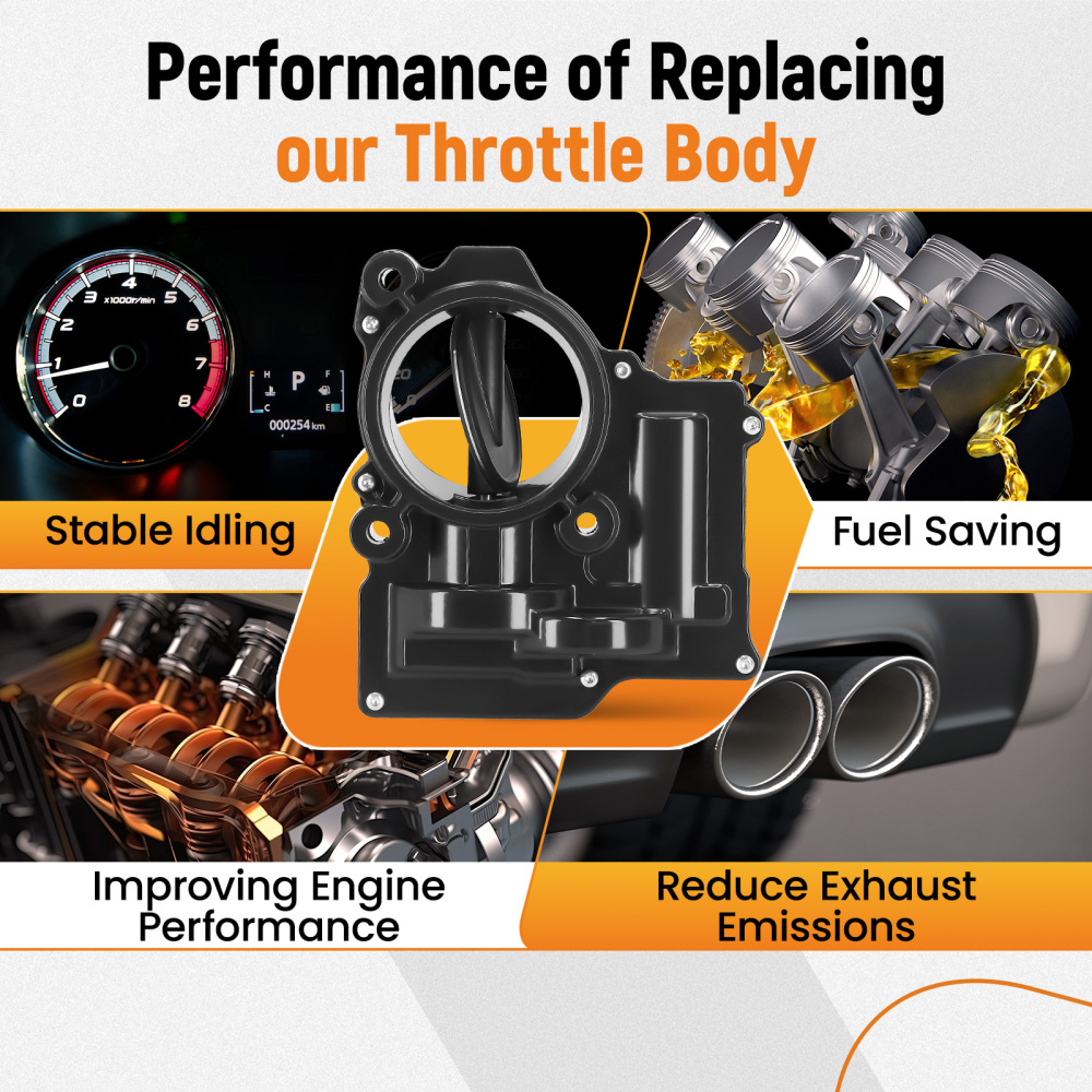 Throttle Body compatible for Audi A1 compatible for Volkswagen Tiguan Jetta compatible for Skoda Fabia 1.4L 03C128063A