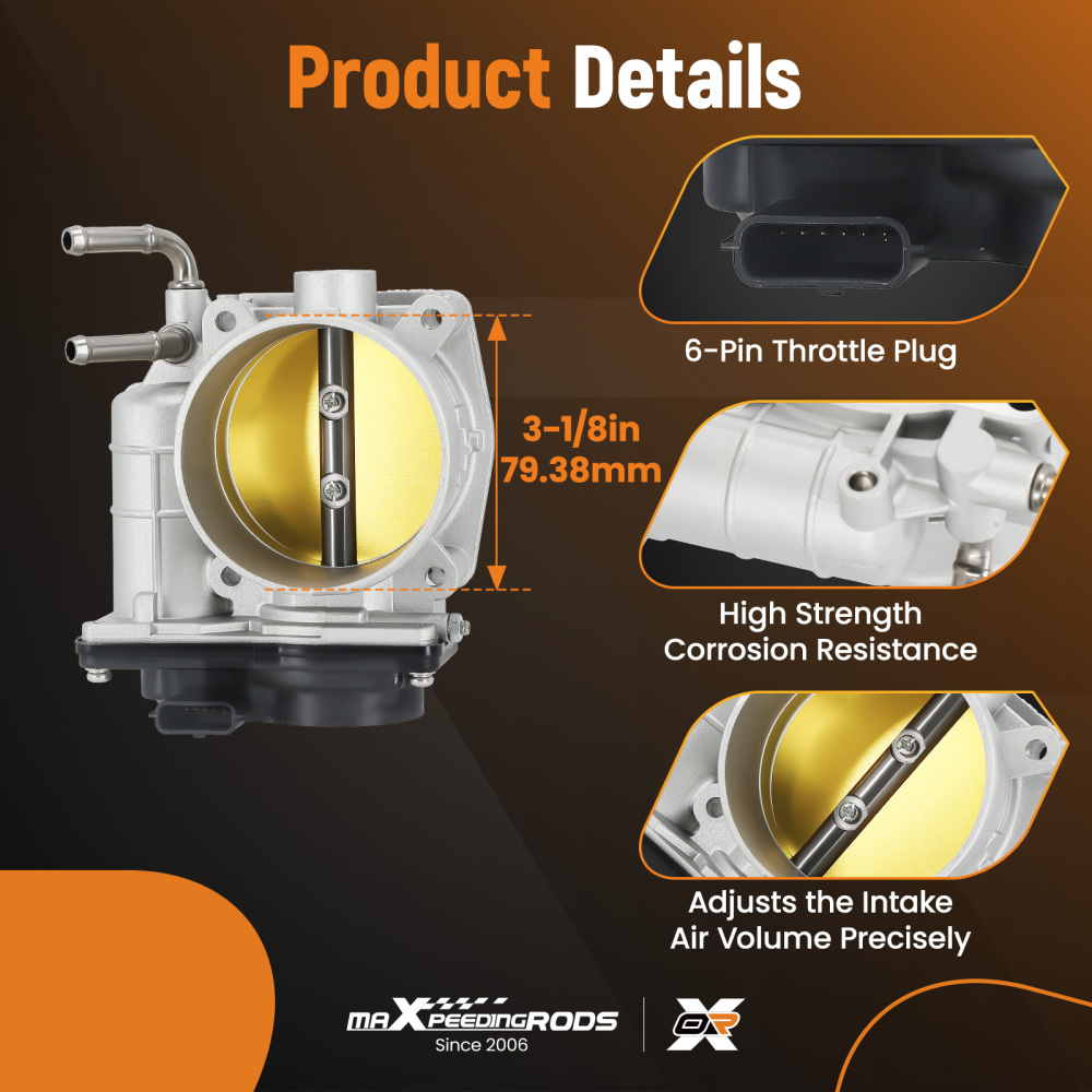 Throttle Body compatible for Nissan Maxima 3.5L V6 2009 2010 2011-2014 16119-9N00A S20061