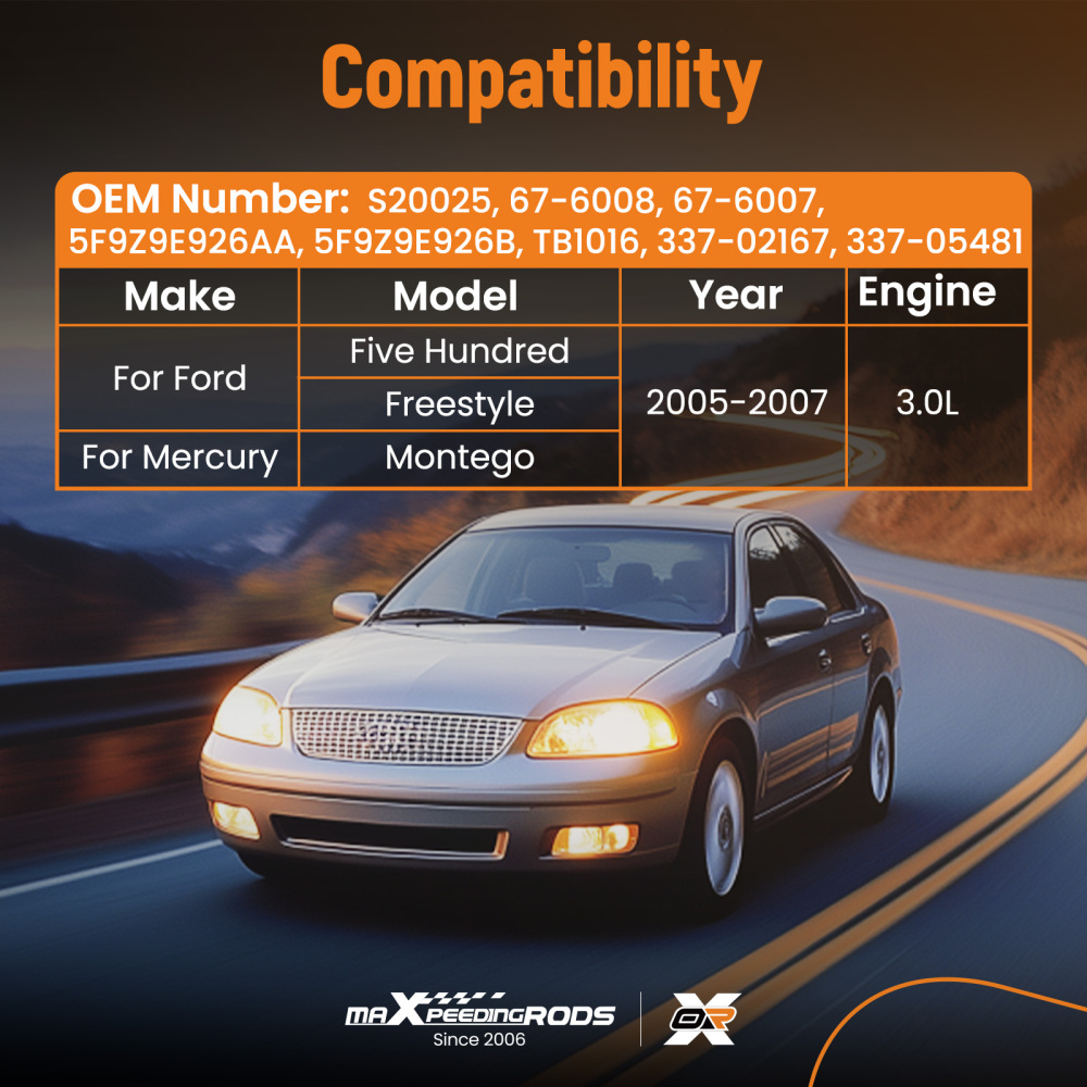 Throttle Body compatible for Ford Five Hundred Freestyle compatible for Mercury Montego 2005-2007 3.0L