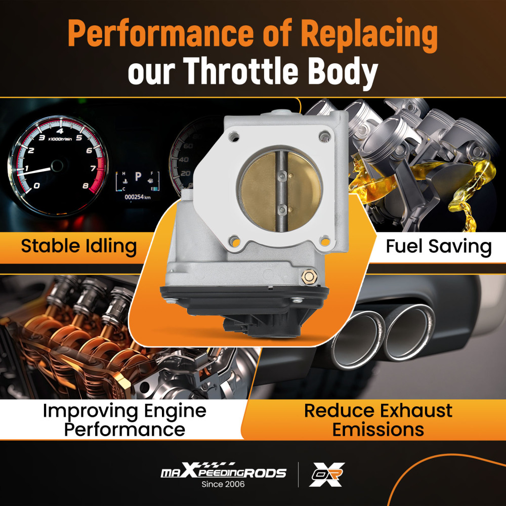 Throttle Body compatible for Ford Five Hundred Freestyle compatible for Mercury Montego 2005-2007 3.0L