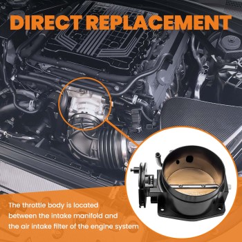 92mm Throttle Body Assembly compatible for GMC Gen III Ls1 Ls2 Ls6 Ls3 Ls Ls7 Sx Ls4