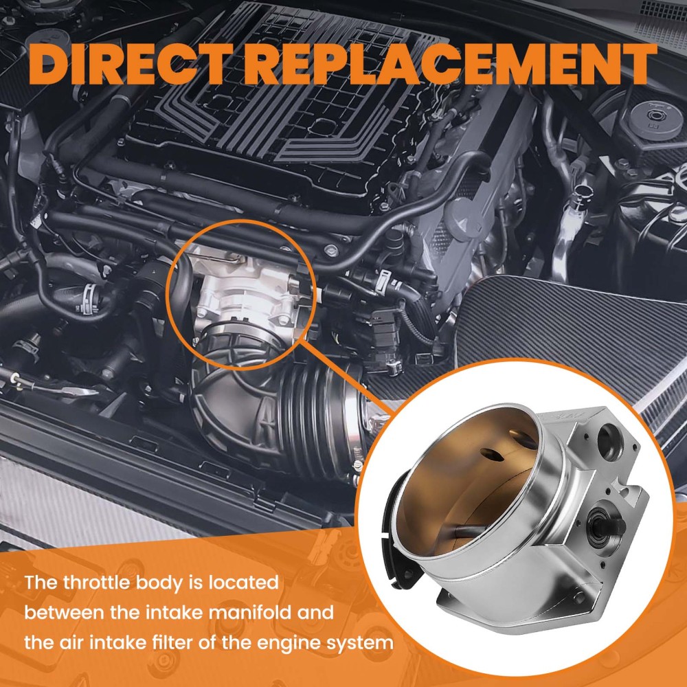 102mm throttle body w/ TPS+ IAC Idle Air Control compatible for III LS1 LS2 LS3 LS6 LS7