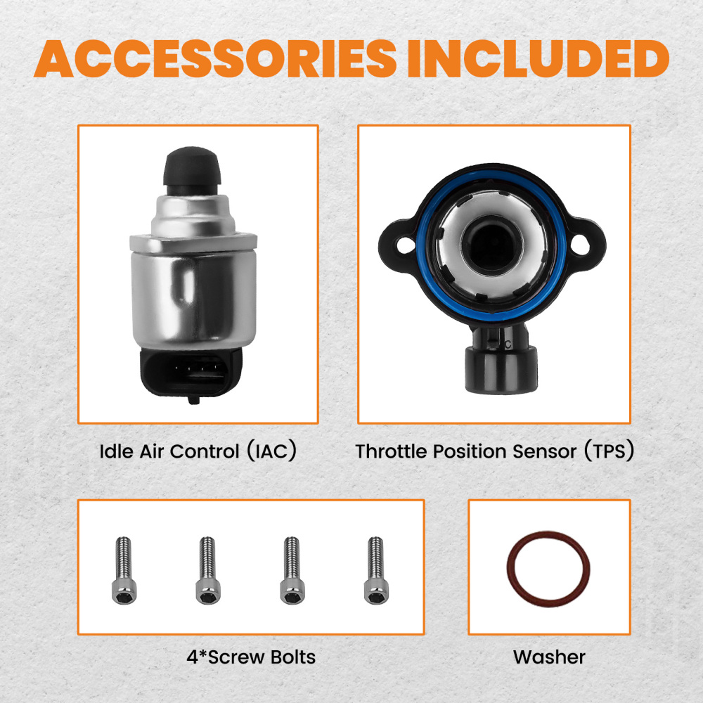 102mm throttle body w/ TPS+ IAC Idle Air Control compatible for III LS1 LS2 LS3 LS6 LS7