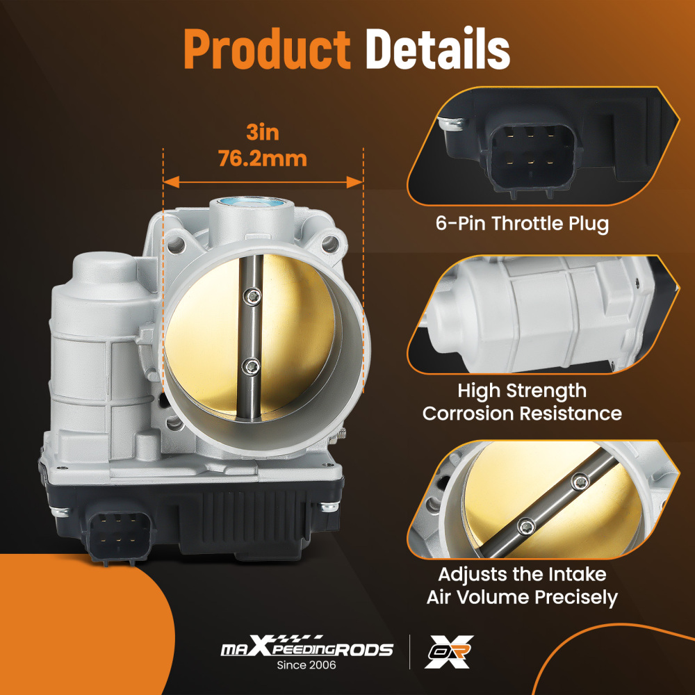 Throttle Body compatible for Nissan Murano 350Z compatible for Infiniti FX35 V6 3.5L 2003-2008 16119-8J103