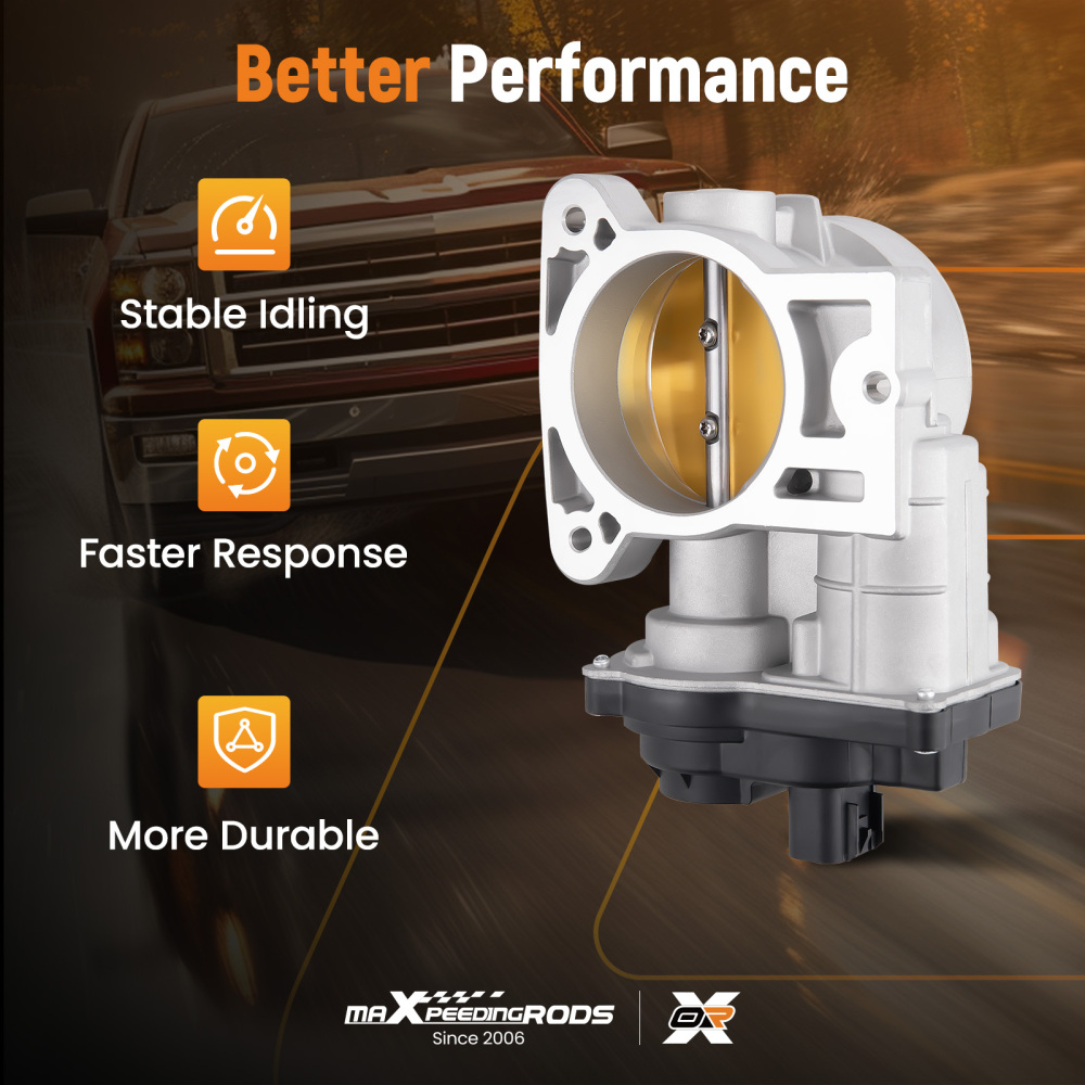 Throttle Body for compatible for Chevy Silverado GMC Sierra 1500 2500 4.8 5.3 6.0L 12570800