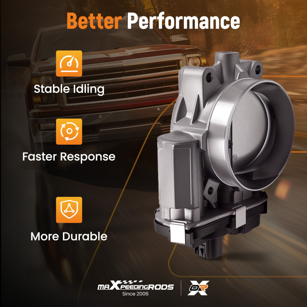 Throttle Body compatible for Escalade Express compatible for Silverado Sierra Tahoe Envoy compatible for Yukon 3.5L 3.9L