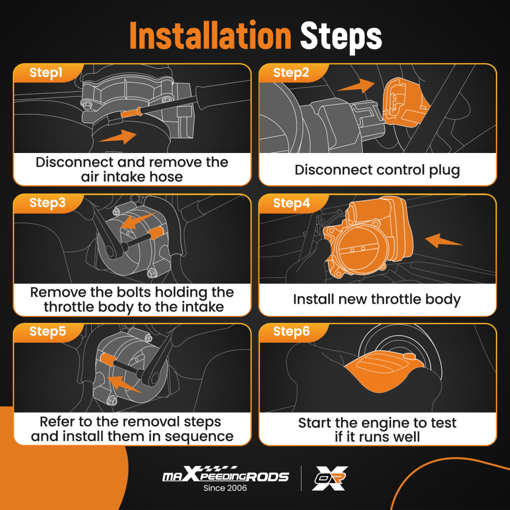 Throttle Body compatible for Escalade Express compatible for Silverado Sierra Tahoe Envoy compatible for Yukon 3.5L 3.9L