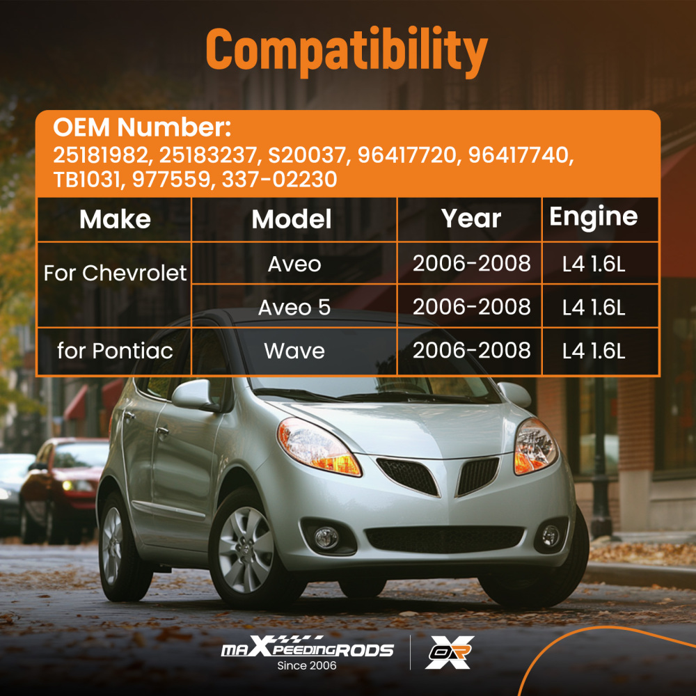 Throttle Body compatible for Chevrolet Aveo compatible for Pontiac Wave L4 1.6L 2006-2008 25181982 S20037