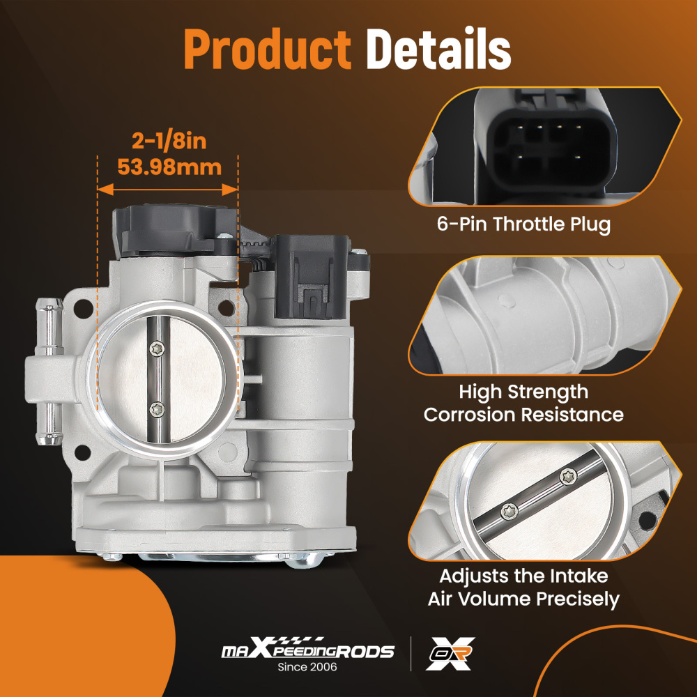 Throttle Body compatible for Chevrolet Aveo compatible for Pontiac Wave L4 1.6L 2006-2008 25181982 S20037