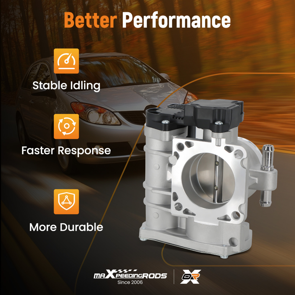 Throttle Body compatible for Chevrolet Aveo compatible for Pontiac Wave L4 1.6L 2006-2008 25181982 S20037