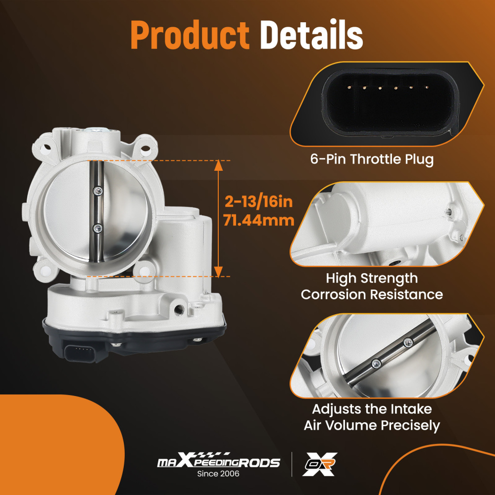 Throttle Body compatible for Ford Edge Explorer F-150 compatible for Mustang 3.5 3.7L 2011-2018 AT4Z9E926B