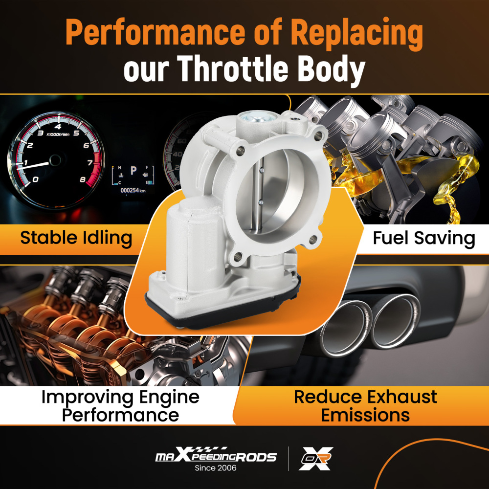 Throttle Body compatible for Ford Edge Explorer F-150 compatible for Mustang 3.5 3.7L 2011-2018 AT4Z9E926B