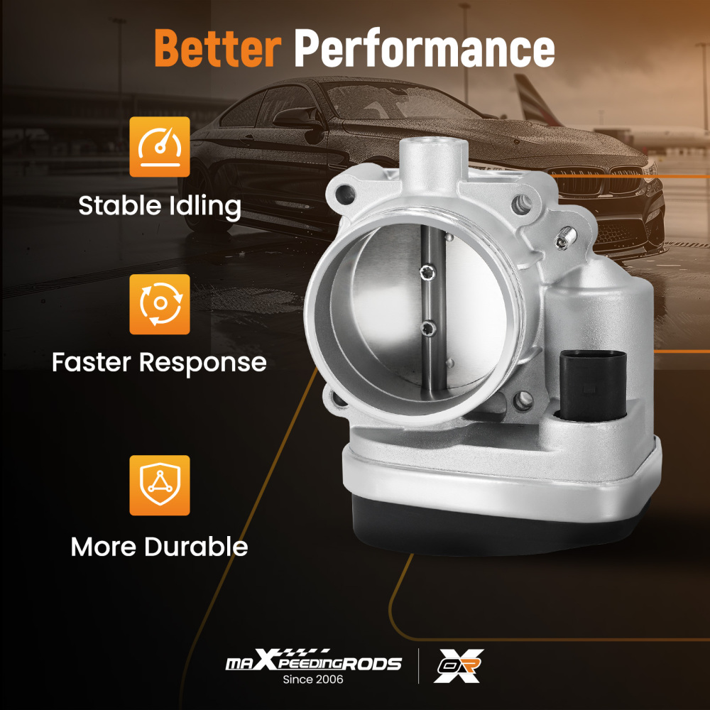 Throttle Body compatible for BMW 325Ci 325i 325xi 525i E46 E60 2001-2006 L6 2.5L 20921693