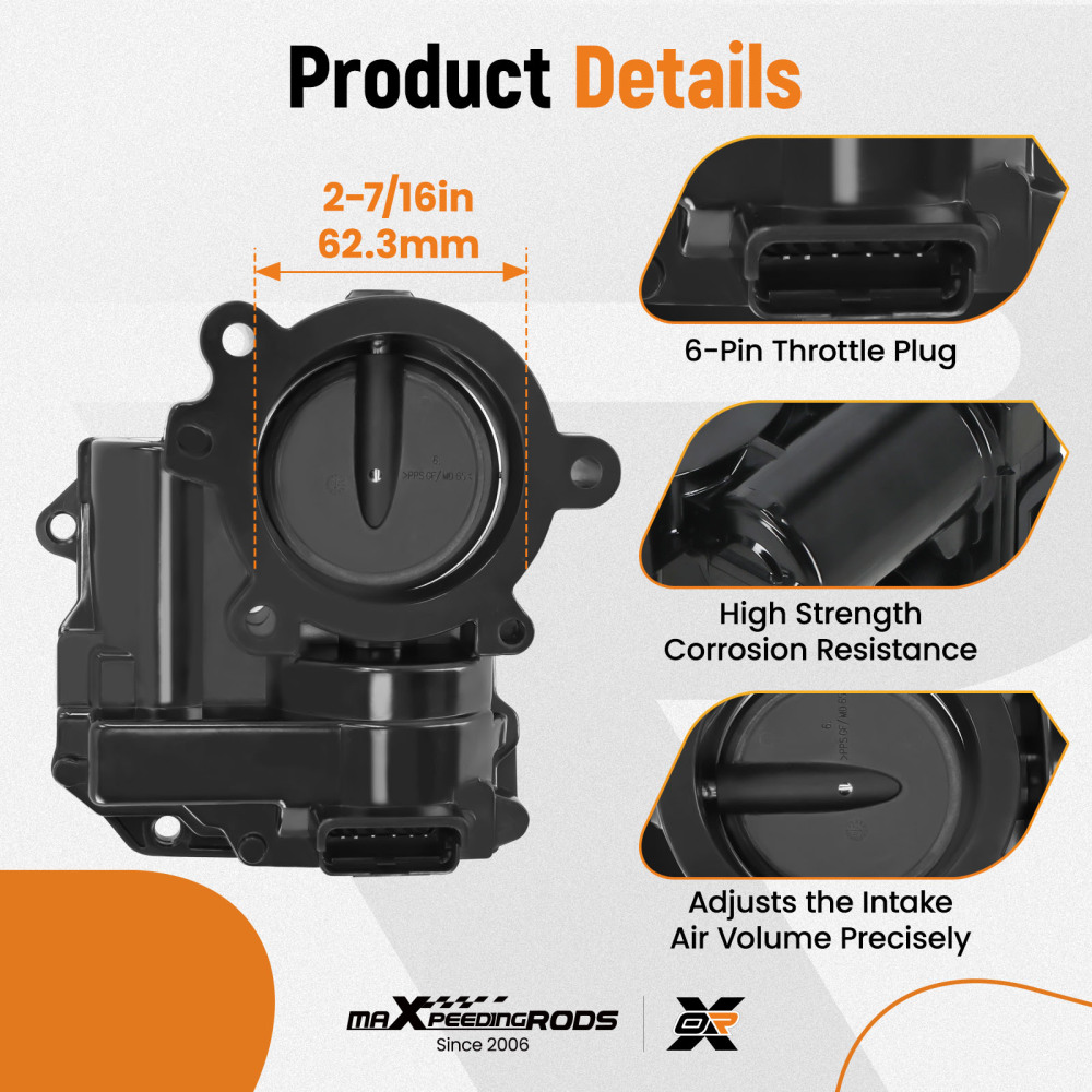 Throttle Body Assembly compatible for Mini Cooper Countryman Paceman 1.6L 2007-2016 S20080