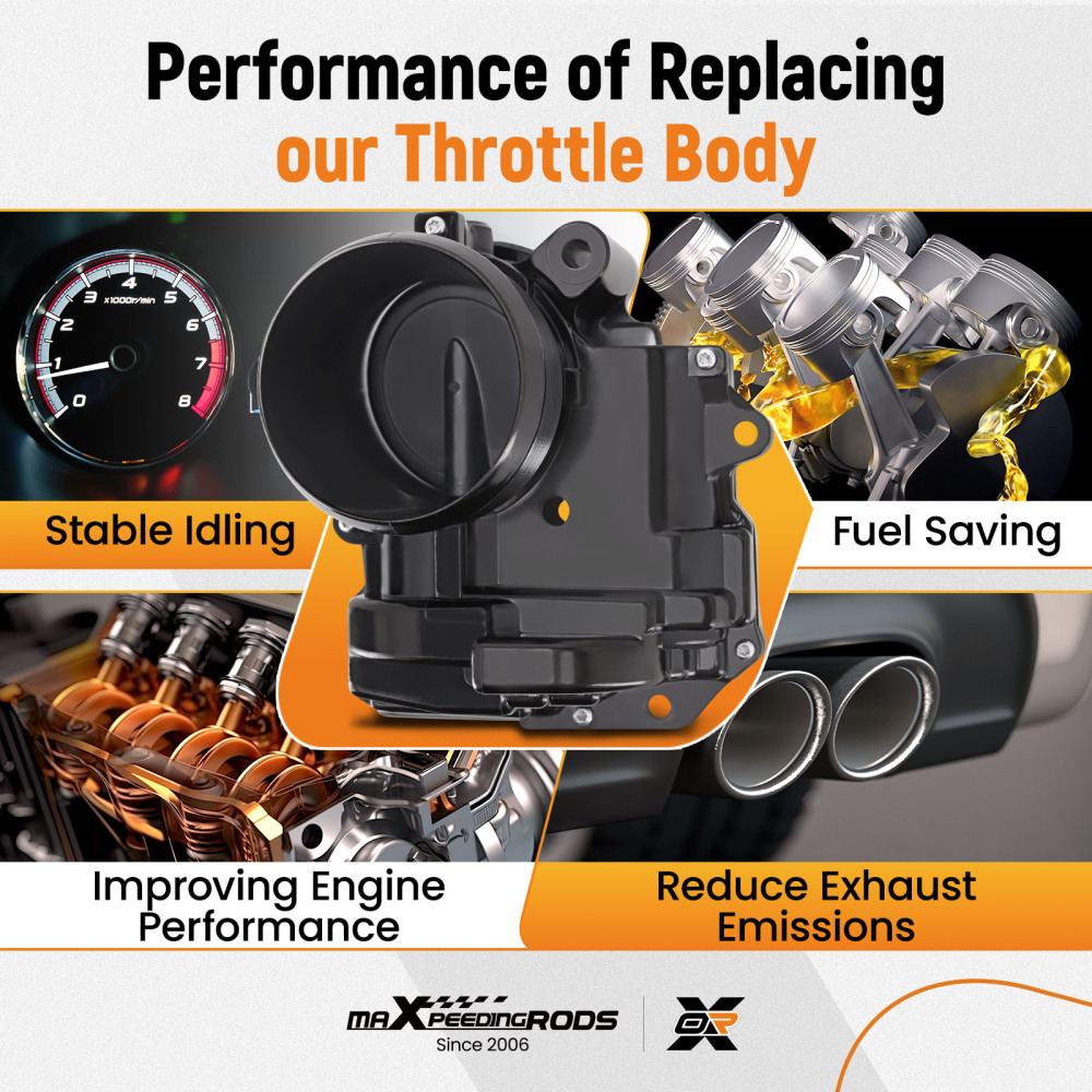 Throttle Body Assembly compatible for Mini Cooper Countryman Paceman 1.6L 2007-2016 S20080