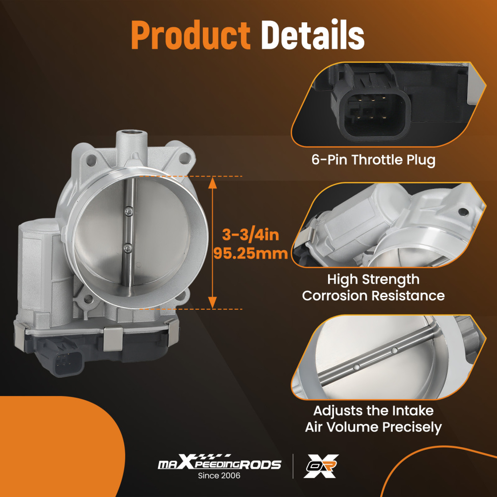 Throttle Body compatible for Buick Lucerne compatible for Cadillac DTS V8 4.6L 2006-2011 compatible for SRX STS 12615495