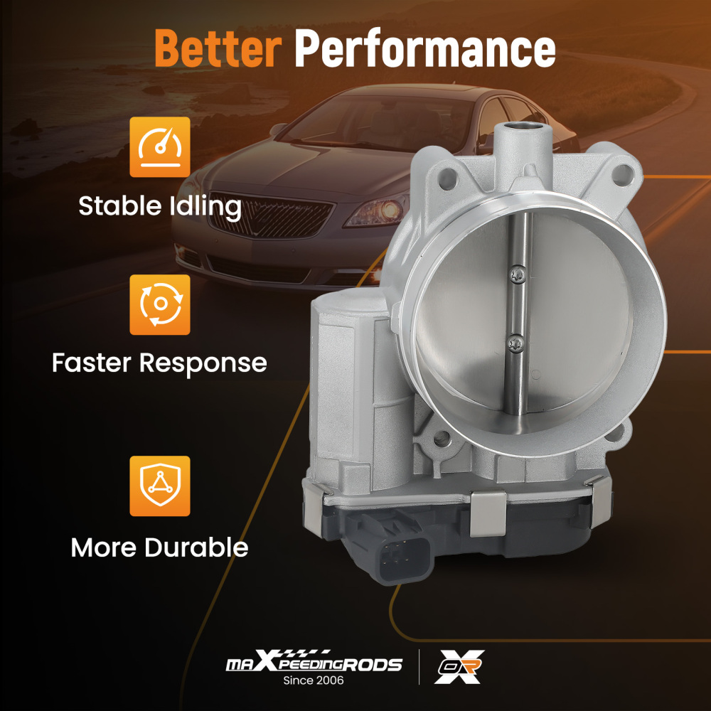 Throttle Body compatible for Buick Lucerne compatible for Cadillac DTS V8 4.6L 2006-2011 compatible for SRX STS 12615495