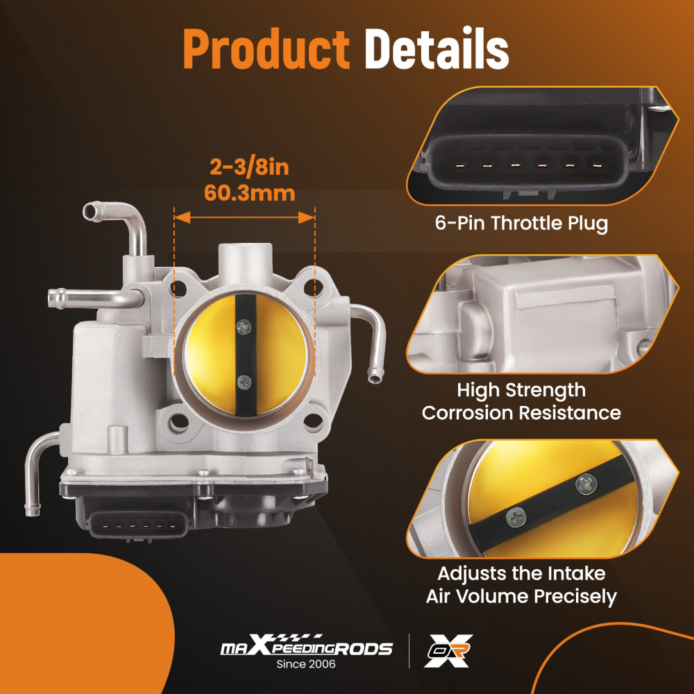 Electronic Throttle Body Assembly compatible for Toyota Camry Corolla  Matrix  2.4L S20097
