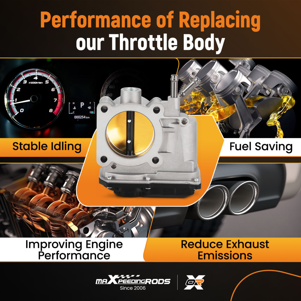 Throttle Body Assembly compatible for Toyota Matrix compatible for Pontiac Vibe/Vibe Base 1.8L 05-08