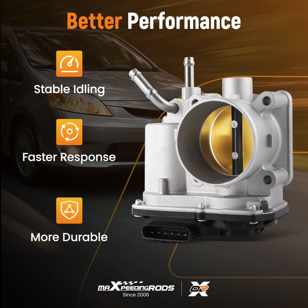 Throttle Body Assembly compatible for Toyota Matrix compatible for Pontiac Vibe/Vibe Base 1.8L 05-08