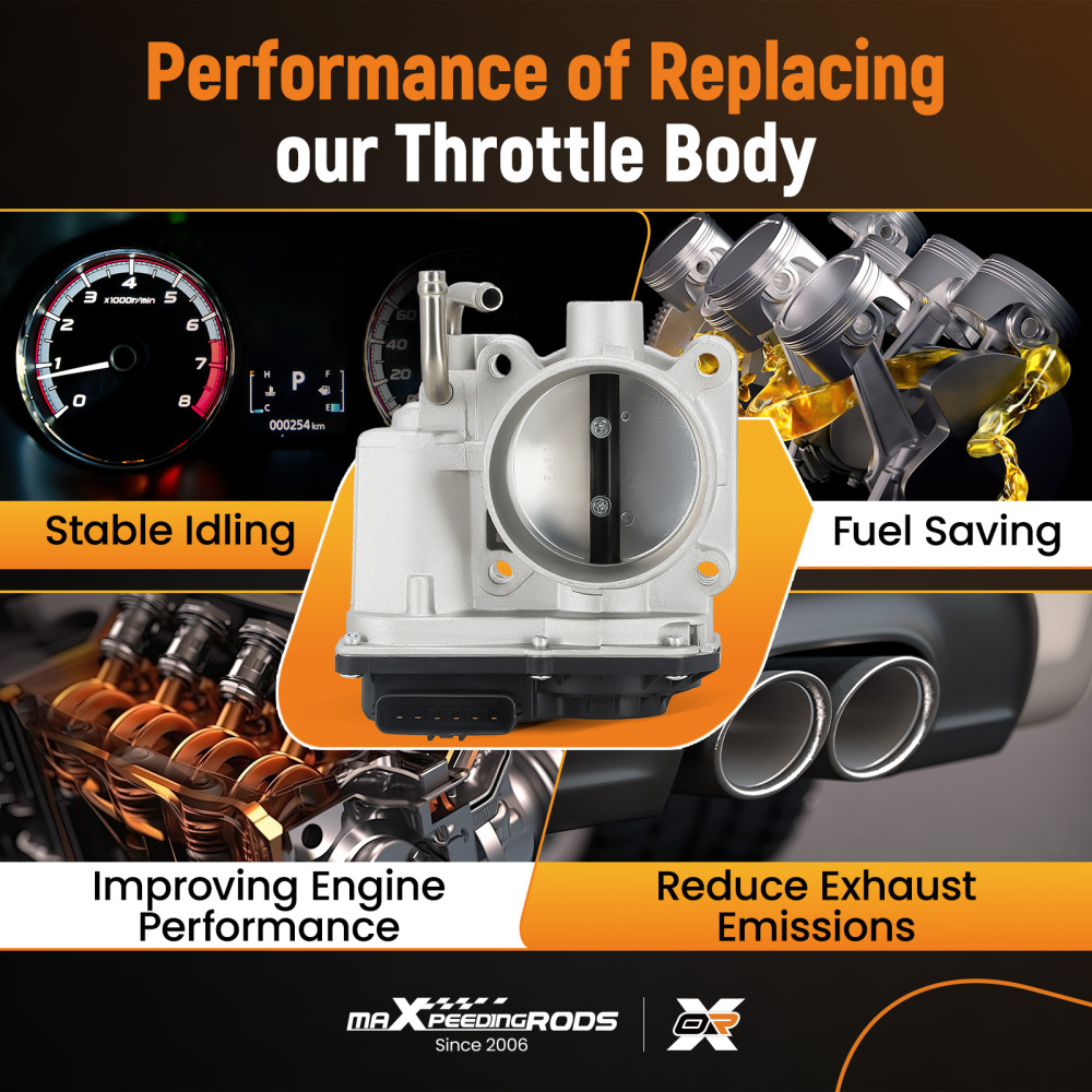 Throttle Body compatible for Toyota 4Runner Tacoma Base Pre Runner 2.7L L4 2005-2015 S20136