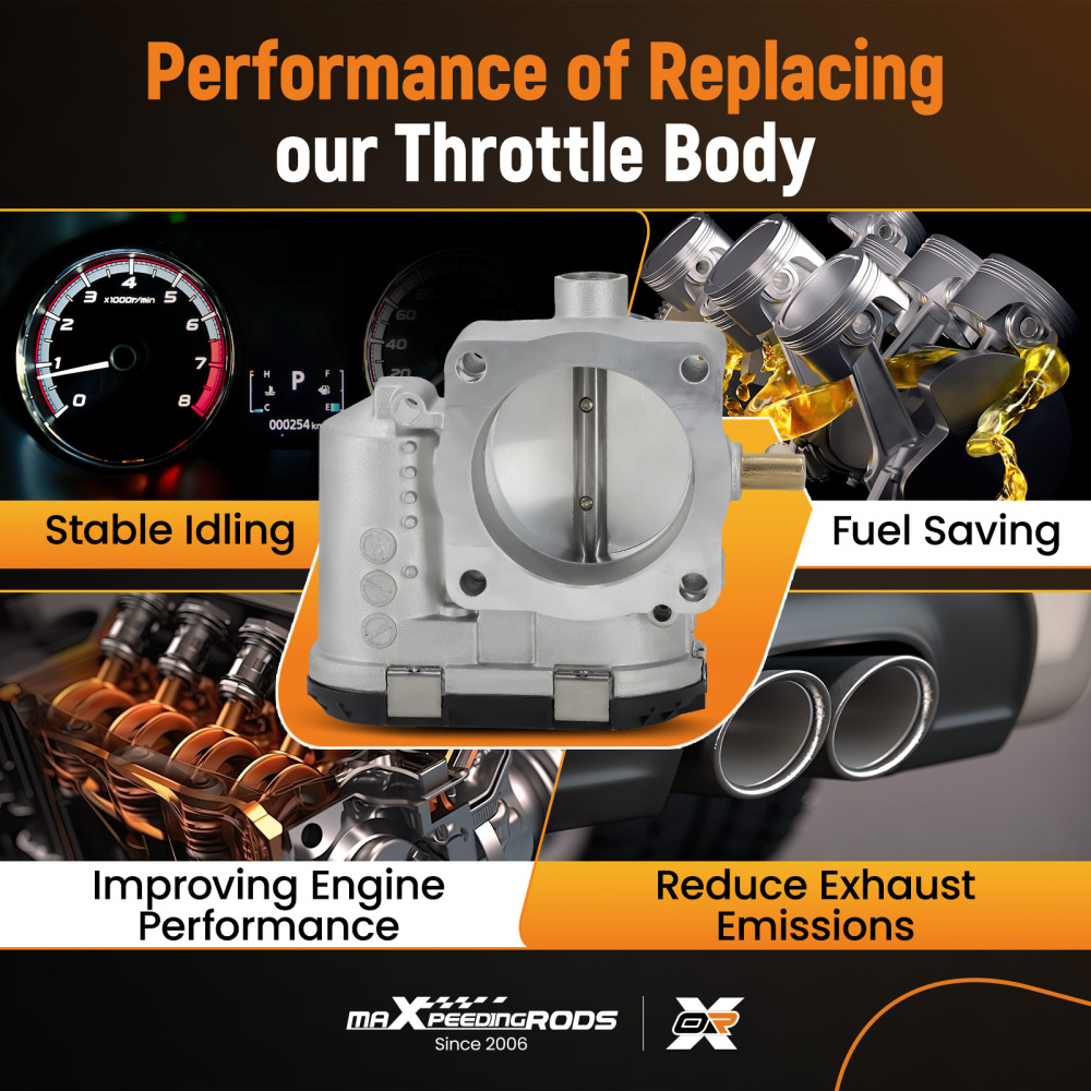 Throttle Body compatible for Volkswagen Bora compatible for Golf Beetle compatible for Audi TT 1999-06 1.8L 06A133062BD