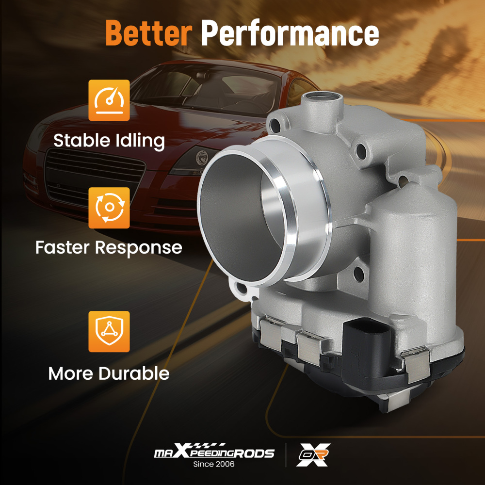 Throttle Body compatible for Volkswagen Bora compatible for Golf Beetle compatible for Audi TT 1999-06 1.8L 06A133062BD