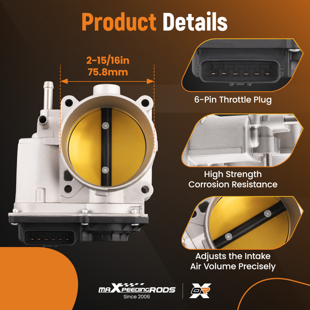 Throttle Body compatible for Infiniti QX56 04-10 compatible for Nissan Armada/Frontier/Xterra 05-17