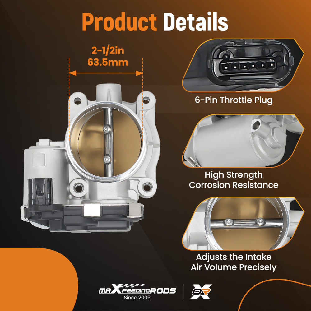 Throttle Body compatible for Chevrolet Malibu 2.5L 13-2015 Impala compatible for Buick LaCrosse GMC Acadia