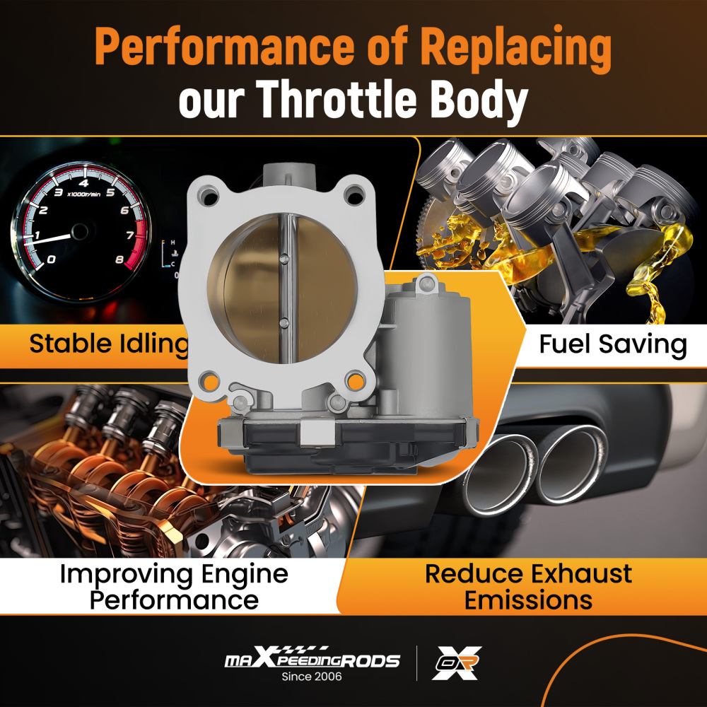 Throttle Body compatible for Chevrolet Malibu 2.5L 13-2015 Impala compatible for Buick LaCrosse GMC Acadia