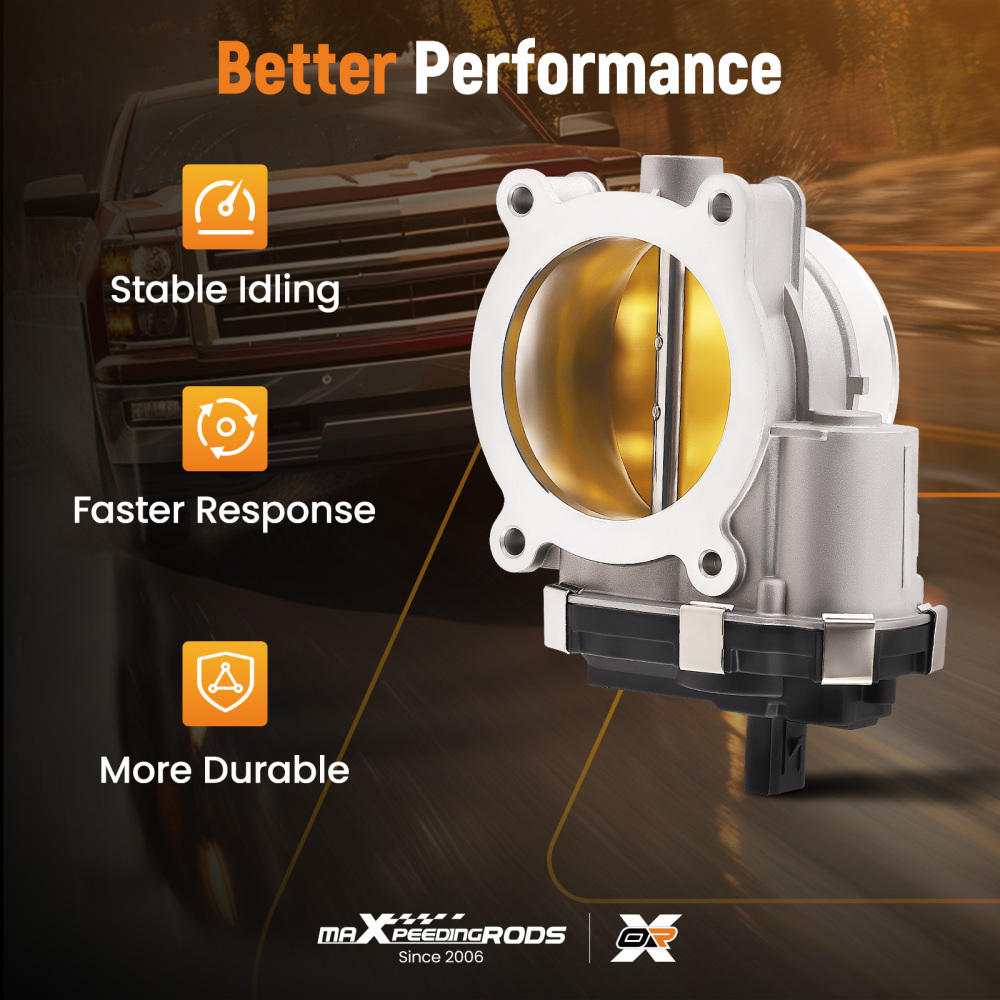 Throttle Body compatible for Chevrolet Silverado GMC Sierra 1500 5.3L 2014-2020 S20223