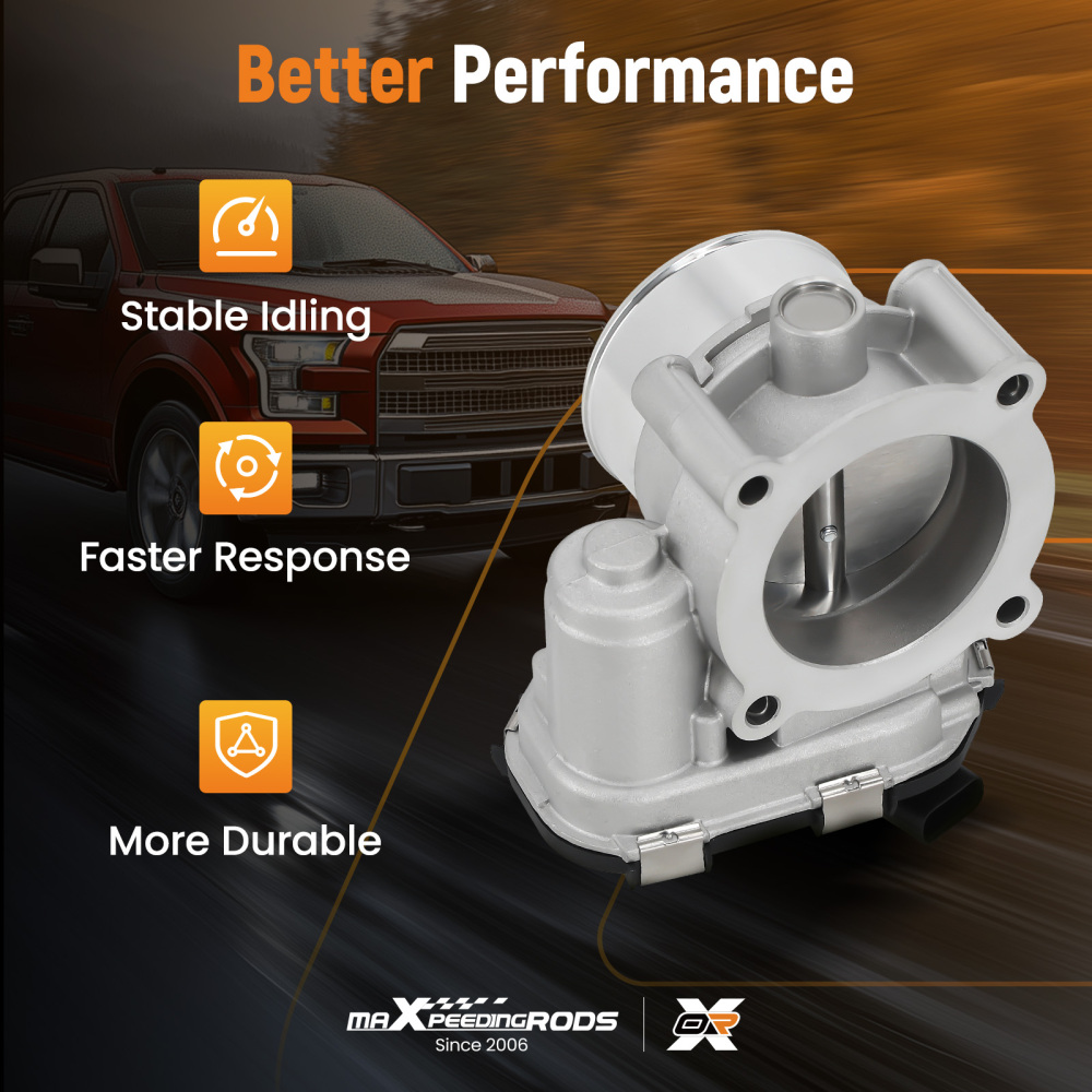 Throttle Body compatible for Ford F-150 2.7L 2015-2022 Bronco Edge compatible for Lincoln Continental 2.7L