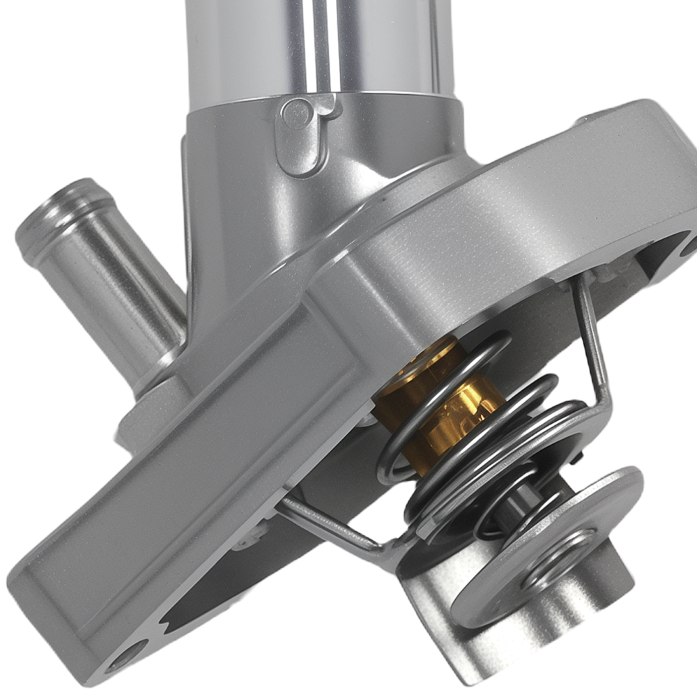 Thermostat Assembly compatible for Infiniti FX35 3.5L 2003-2008 2120031U1B Silver
