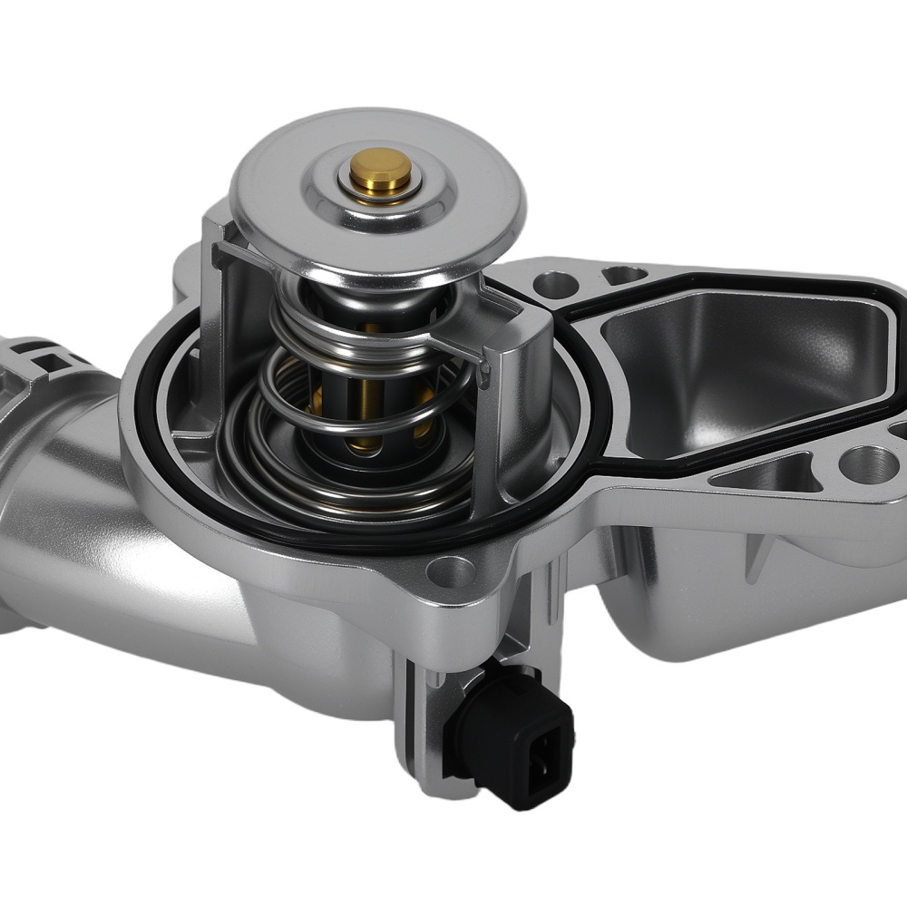 Aluminum Thermostat Housing compatible for BMW 325i 330i 2001-2005 11531437040