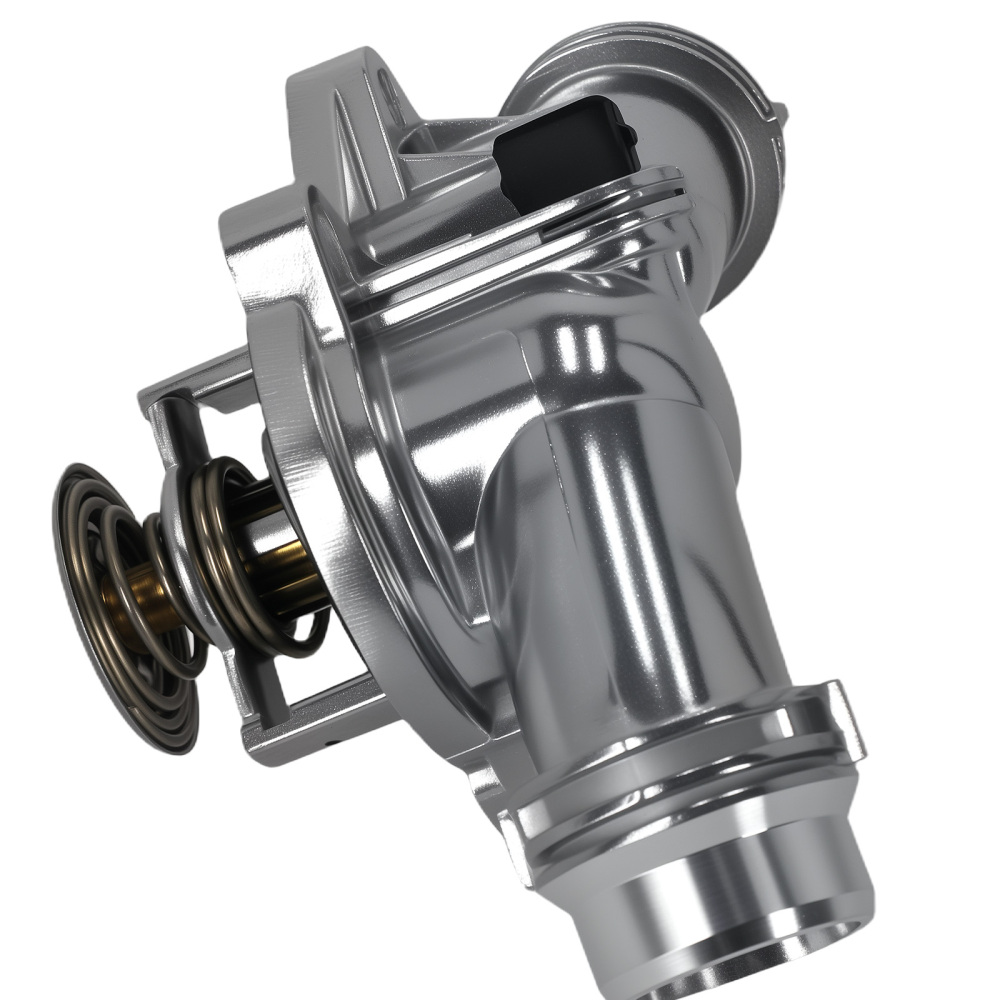 Aluminum Thermostat Housing compatible for BMW 325i 330i 2001-2005 11531437040
