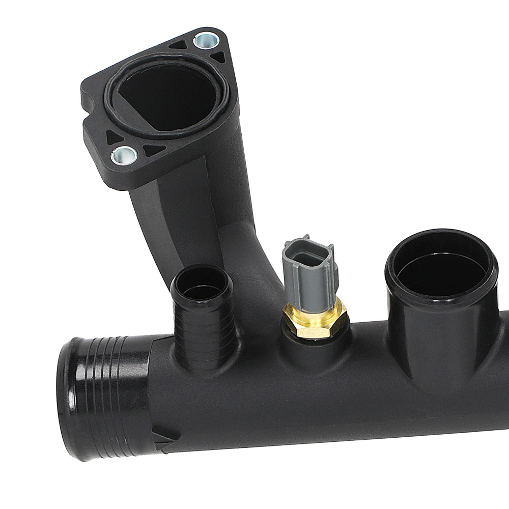 Thermostat Cover Outlet Pipe w/Sensor compatible for Jaguar Vanden Plas XJ8 XK8 1997-2003