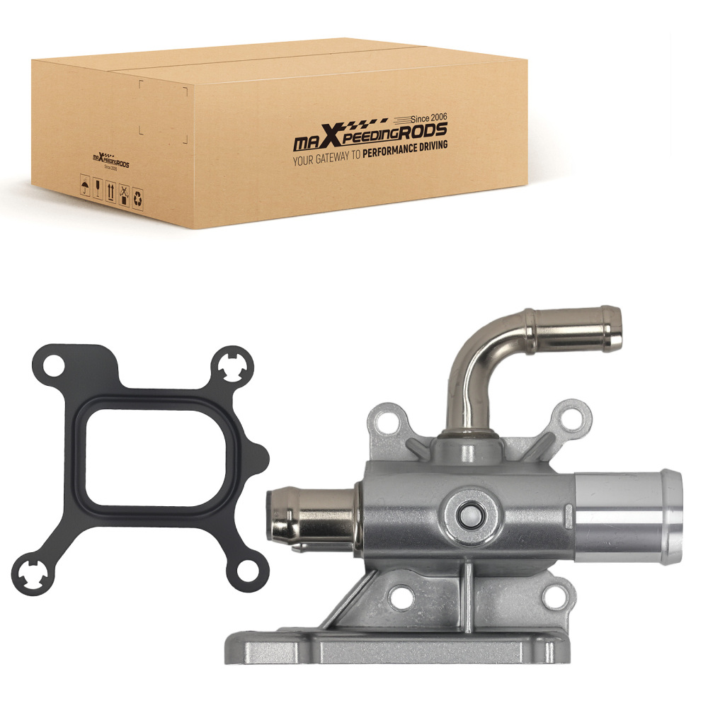 Aluminum Thermostat Housing compatible for Mazda 3 5 6 2006-2015 2.0L 2.3L 2.5L LF94-15-17Z