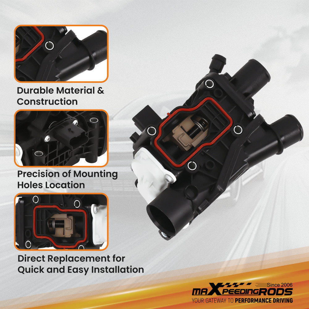 ThermostatHousing 9804160380 compatible for Peugeot Citroen Ford 2.0 BlueHDi Diesel