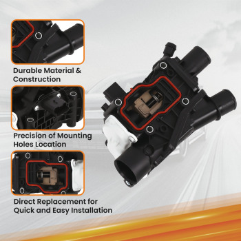 ThermostatHousing 9804160380 compatible for Peugeot Citroen Ford 2.0 BlueHDi Diesel