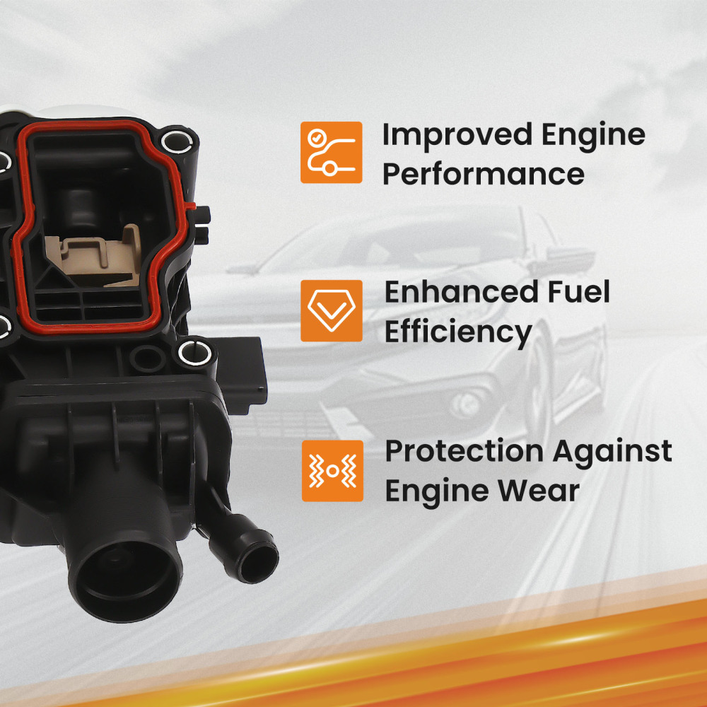 ThermostatHousing 9804160380 compatible for Peugeot Citroen Ford 2.0 BlueHDi Diesel